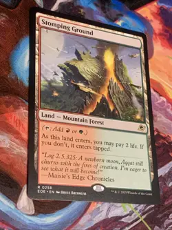 MTG Magic: The Gathering Stomping Ground Edge of Eternities Rare Land MTG Mint - Image 3