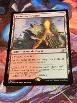MTG Magic: The Gathering Stomping Ground Edge of Eternities Rare Land MTG Mint - Image 4