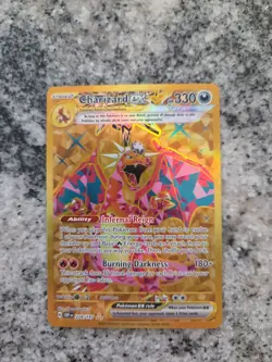 Pokemon TCG Charizard EX Hyper Rare Holo Card 228/197 Sv03: Obsidian Flames - Image 1