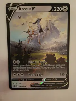 Pokemon TCG Arceus V SWSH204 Sword & Shield Promo Card NM - Image 1