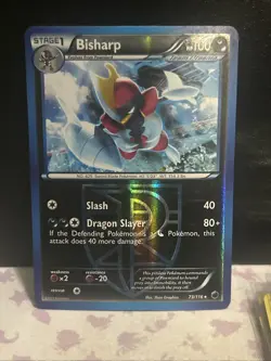 Team Plasma's Bisharp 73/116 Plasma Freeze Reverse Holo Pokemon Card - Image 1