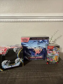 Pokemon TCG Chaos Rising Sealed Bundle (Booster Box, ETB, & Booster Bundle) - Image 1