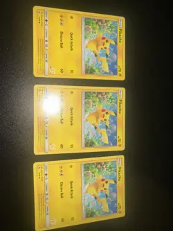 Pokemon TCG Pikachu 19/68 Pikachu Stamped Battle Academy Regular # 55 , 30, 2 x3 - Image 1