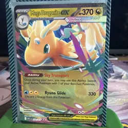 MEGA DRAGONITE EX 152/217 DOUBLE RARE ASCENDED HEROES POKEMON NM/M - Image 1