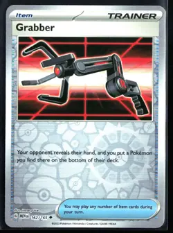 2023 Scarlet & Violet - 151 Grabber #162 Reverse Holo Pokemon Card - Image 1
