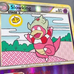 LP+ Reverse Holo Slowking 12/123 HeartGold & SoulSilver Pokemon Sumiyoshi Kizuki - Image 3