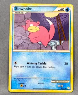 LP+ Slowpoke 81/123 HeartGold & SoulSilver Pokemon 2010 Sumiyoshi Kizuki - Image 1