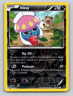Inkay 41/108 Common Roaring Skies Pokemon Reverse Holo NM - Image 1