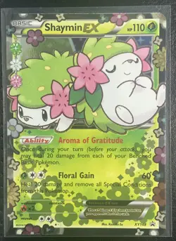 Shaymin EX 2016 Pokemon XY Black Star Promo Holo #XY148 LP - Image 1
