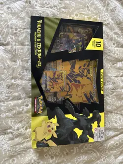 Nintendo Pokemon TCG Pikachu and Zekrom-GX Tag Team Premium Collection - Image 1