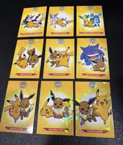 Pokemon Let's Go Eevee Database Peru Pika Duo's Set Eeveelutions Full Set US - Image 1