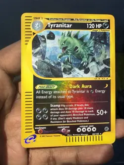 Pokemon Expedition #66/165 Tyranitar Reverse Holo RARE NM/LP - Image 4