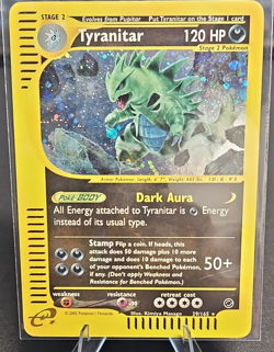 Tyranitar 029/165 Holo Rare English Stage 2 HP 120 - Expedition Base Set - Image 1