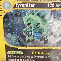 Tyranitar 029/165 Holo Rare English Stage 2 HP 120 - Expedition Base Set - Image 4