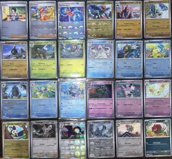 Pokemon Black Bolt & White Flare Pokeball Reverse Holo card Lot 24x All NM - Image 1