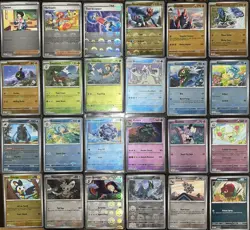 Pokemon Black Bolt & White Flare Pokeball Reverse Holo card Lot 24x All NM - Image 2