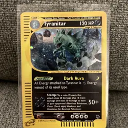 Pokemon Expedition Base Set Tyranitar Holo Rare 029/165 English 2002 NM - Image 1