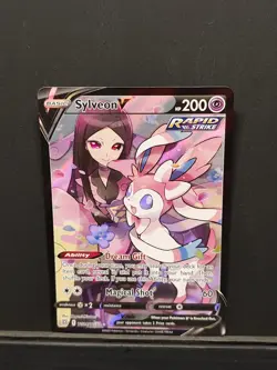 Pokemon TCG Sylveon v TG14/TG30 Swsh09 Trainer Gallery Brilliant Stars - Image 2