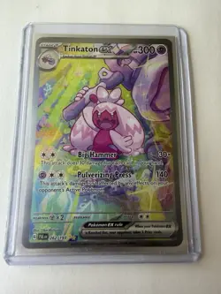 Pokemon TCG Tinkaton ex 262/193 SV02 Paldea Evolved SIR Full Art Holo - Image 1