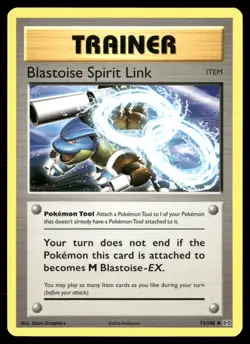 Blastoise Spirit Link 73/108 Uncommon Evolutions Pokemon Lightly Played - Image 1