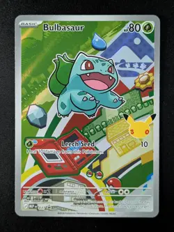 2026 Pokemon BULBASAUR #037 Mega Evolution Black Star Promo English - Image 1