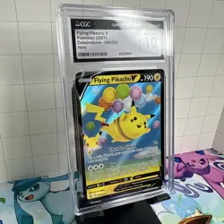 Pokemon Flying Pikachu V Celebrations Holo Card CGC 10 Gem Mint 006/025 TCG - Image 2