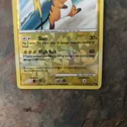 Raichu 3/17 Rare Cracked Ice POP Series 9 Pokemon Reverse Holo Lightly Played - Image 3