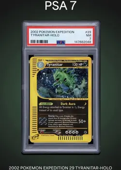 Tyranitar Expedition Holo 29/165 PSA 7 Near Mint (NM) - Image 2