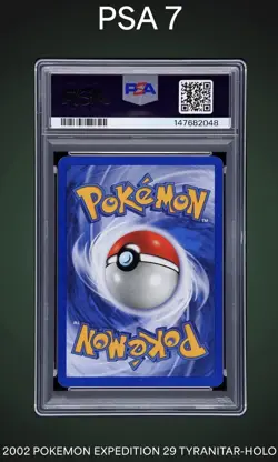 Tyranitar Expedition Holo 29/165 PSA 7 Near Mint (NM) - Image 3