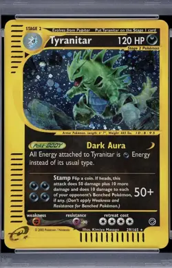 Tyranitar Expedition Holo 29/165 PSA 7 Near Mint (NM) - Image 4