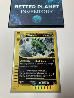 Expedition Base Set Pokemon TCG Dark Tyranitar Reverse Holo - Image 1
