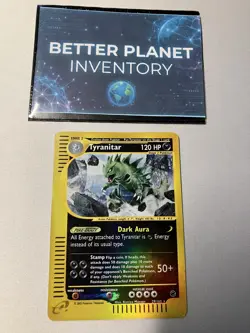 Expedition Base Set Pokemon TCG Dark Tyranitar Reverse Holo - Image 2