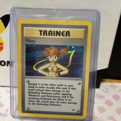 Pokemon TCG Misty Gym Heroes 18/132 Holo Holo Rare NM💫 swirl 💫 - Image 1