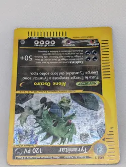 Tyranitar 029/165 Expedition Base Holo Ultra Rare Pokemon TCG Nintendo ITALIAN - Image 4