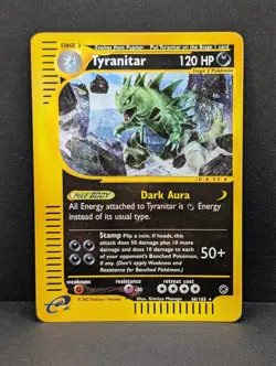 Tyranitar 066/165 Expedition Base Set Reverse Holo Rare Pokemon TCG Nintendo LP - Image 1