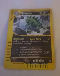 Pokemon TCG Tyranitar Expedition Base Set 29/165 Reverse Holo Rare LP/MP - Image 1