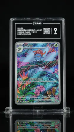 Pokemon Graded Gloom Obsidian Flames TAG 9 - Image 1