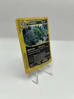 Pokemon TCG Tyranitar Expedition Base Set Holo Rare #29/165 2002 SWIRL - HP - Image 3
