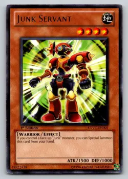 Junk Servant EXVC-EN001 Extreme Victory Yu-Gi-Oh - Image 1