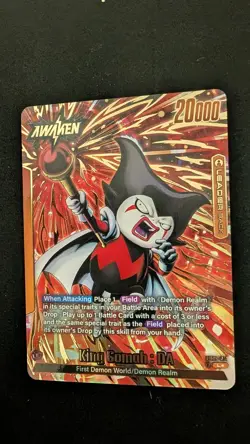 King Gomah : DA FB06-071 Alternate Art Leader Dragon Ball Card Rivals Clash - Image 1