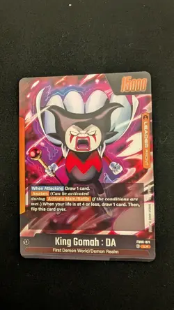 King Gomah : DA FB06-071 Alternate Art Leader Dragon Ball Card Rivals Clash - Image 2