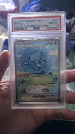 2024 Pokemon Mew ex Special Illustration Rare Card #232 GEM MT 10 - Image 1