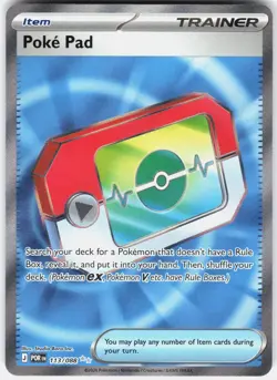 Pokemon Poke Pad 113/088 Ultra Rare Perfect Order Pokemon Near Mint - Image 1