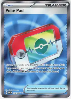 Pokemon Poke Pad 113/088 Ultra Rare Perfect Order Pokemon Near Mint - Image 1
