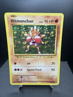 Pokemon TCG XY Evolutions Hitmonchan 62/108 Holo Rare NM - Image 1