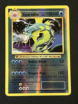 Pokemon TCG XY Evolutions 34/108 Gyarados Reverse Holo - NM - Image 1