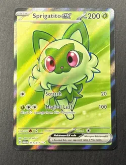Pokemon Sprigatito EX #251/217 Mega Evolutions Ascended Heroes Ultra Rare - Image 1