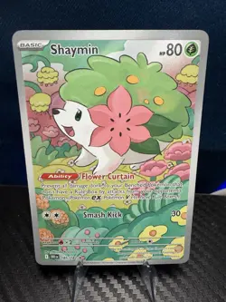 Shaymin 185/182 Illustration Rare Destined Rivals Pokemon TCG NM Holo - Image 1