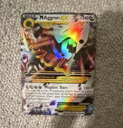 Pokemon M Aggron EX 94/160 XY Primal Clash Full Art Holo Ultra Rare 240 HP - Image 1