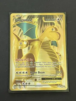 Pokemon Dragonite EX Full Art 106/108 Evolutions Ultra Rare Holo 2016 180 HP - Image 1